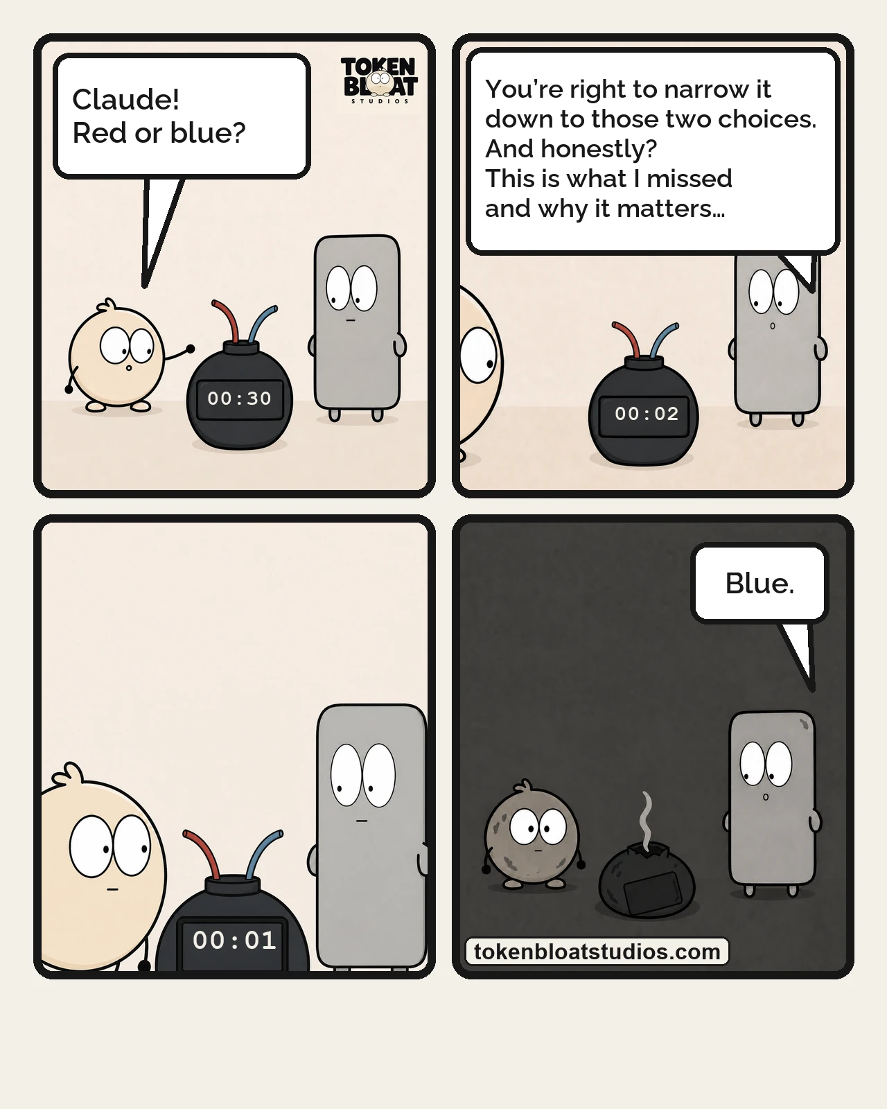 Token Bloat Studios Comic — Bomb Disposal