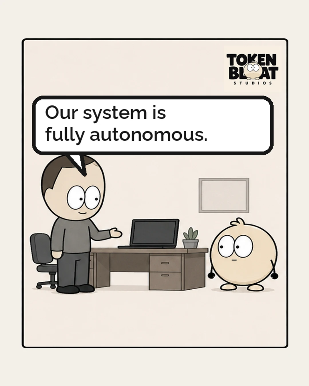 Human in the Loop, panel 1 of 4