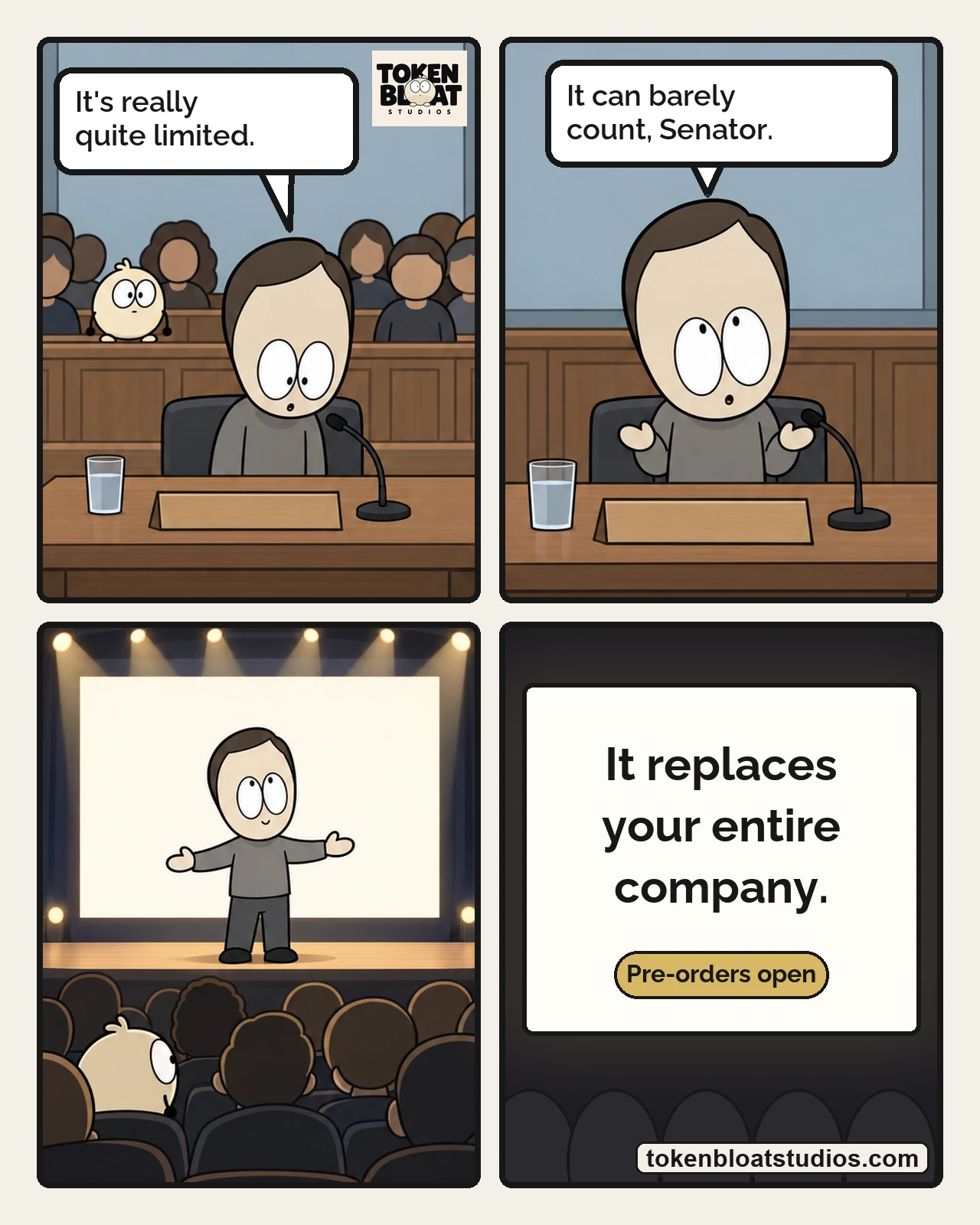 Token Bloat Studios Comic — The Hearing