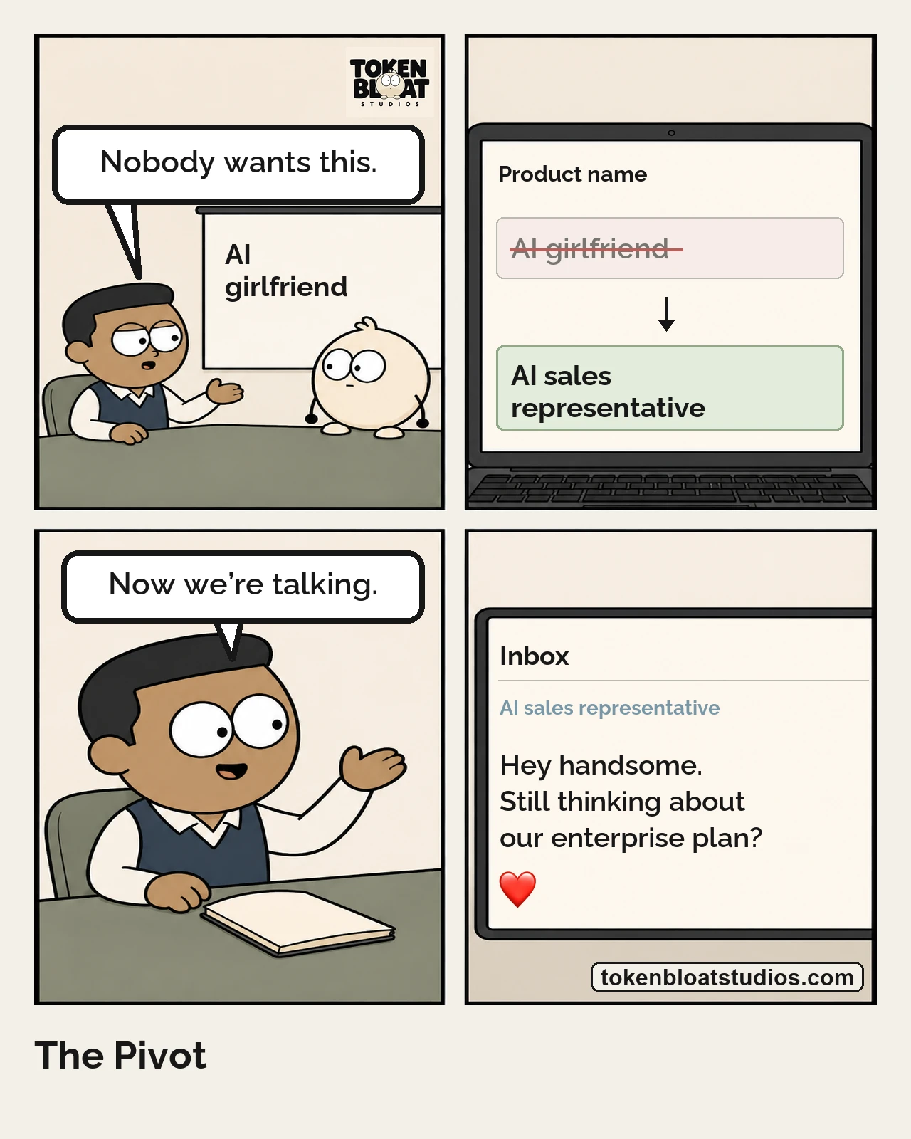 Token Bloat Studios Comic — The Pivot