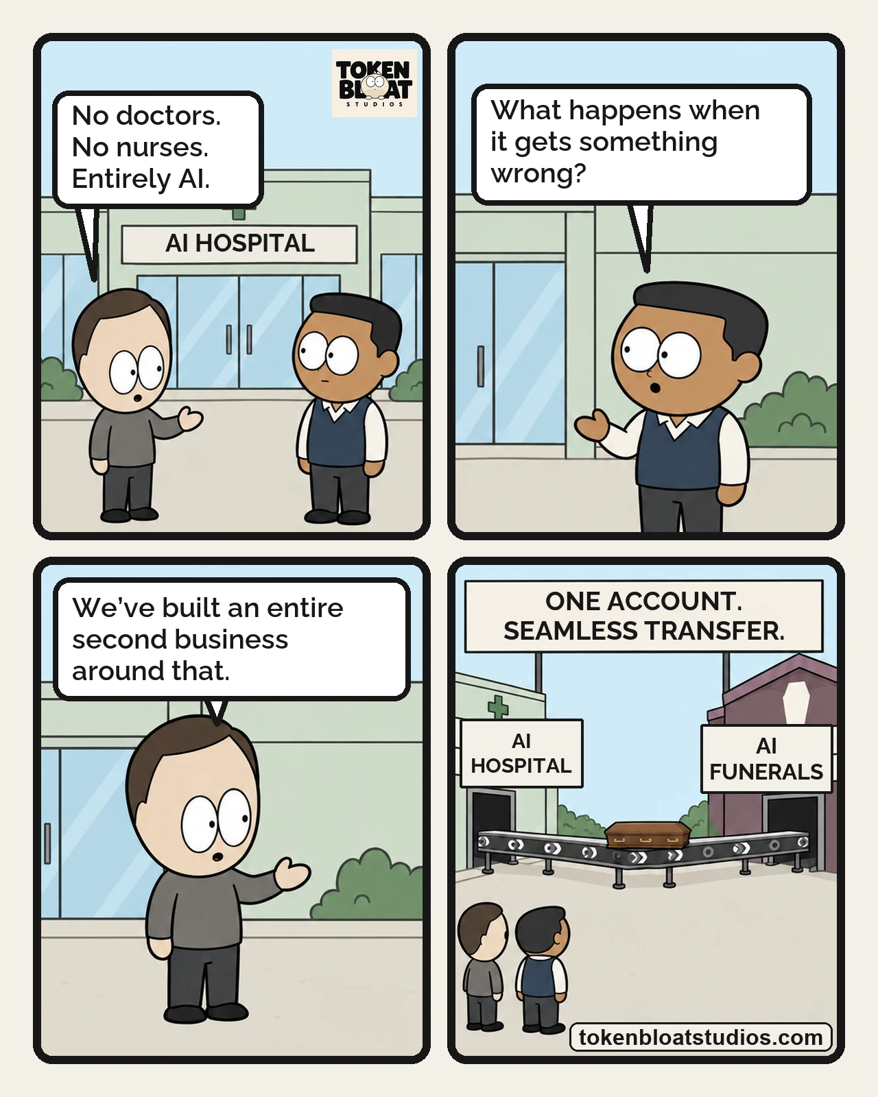 Token Bloat Studios Comic — Vertical Integration